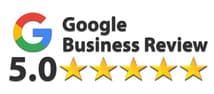 Google Business Review, 5.0 stars