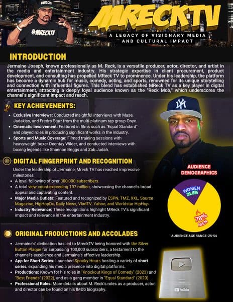 MReck TV media one-pager