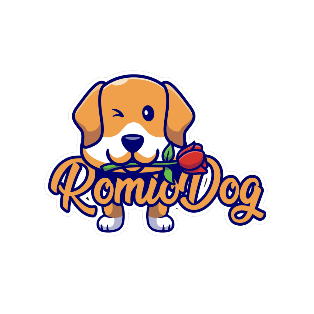 RomioDog mascot logo